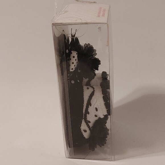 CUTE SO Dorable Fancy Headwrap & Booties Set 0-12 Months BABY NEWBORN Dress Up - Picture 6 of 8